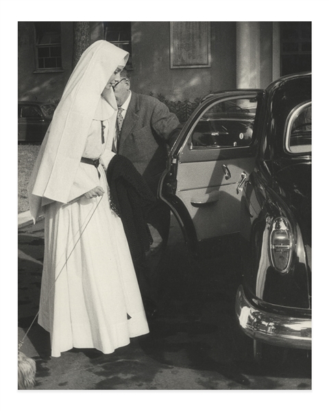 Audrey Hepburn's Personally Owned Photo From ''The Nun's Story'' -- Taken by Photographer Pierluigi Praturlon, Measuring 9.5'' x 11.75''